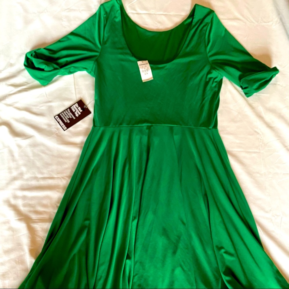 Green Dress from Expess